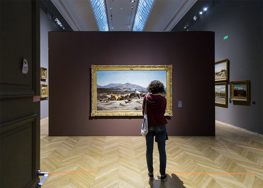 Marseille, Musée des Beaux-Arts, Émile Loubon, Vue de Marseille prise des Aygalades