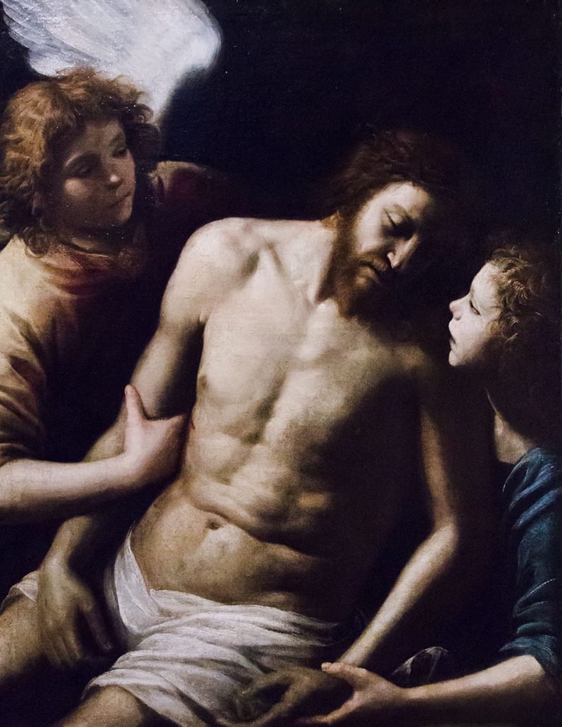 Marseille, Musée des Beaux-Arts, Giuseppe Vermiglio, The Dead Christ with Angels