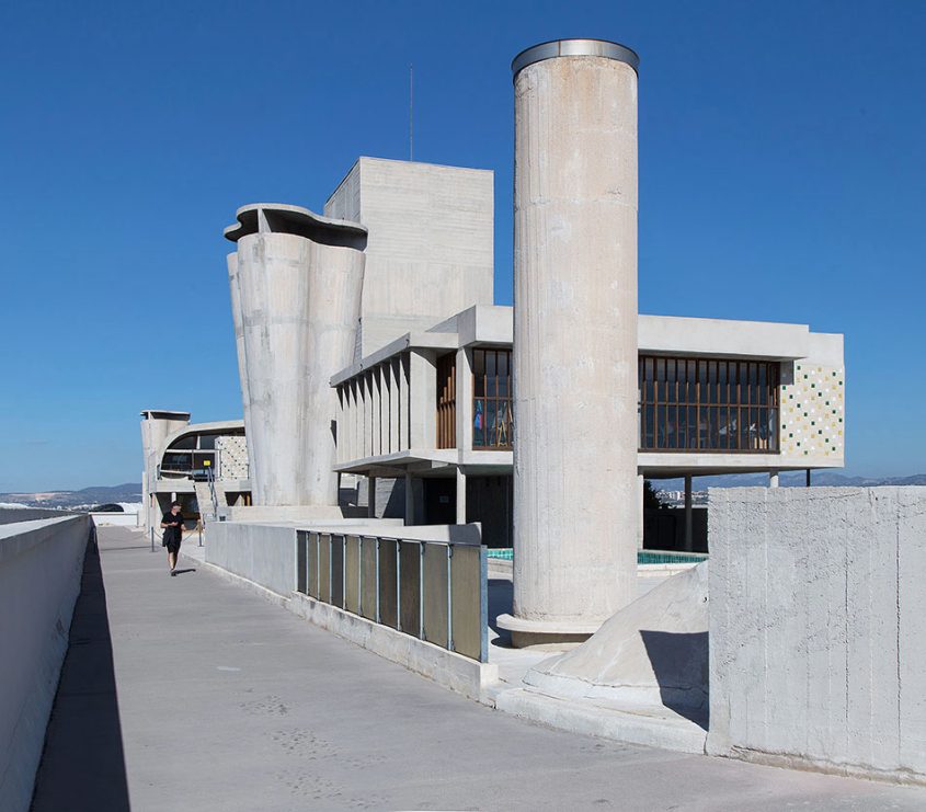 Unité d'Habitation de Marseille, Cité Radieuse by Le Corbusier, Rooftop