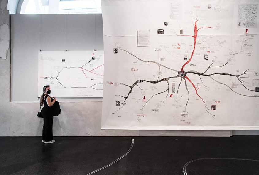 12. Berlin Biennale für zeitgenössische Kunst, Moses März, series of maps (Akademie der Künste, Pariser Platz)