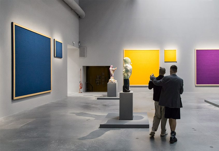 59th Venice Biennale 2022, Giardini, Central Pavilion, Works by Rosemarie Trockel and Andra Ursuţa
