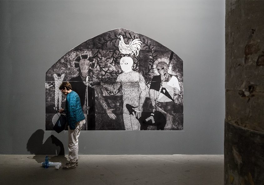 59th Venice Biennale 2022, Arsenale, Belkis Ayón, La Consagración