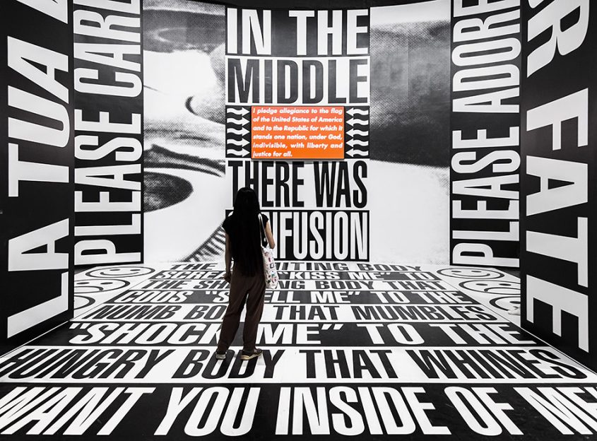 59th Venice Biennale 2022, Arsenale, Barbara Kruger, Untitled (Beginning/Middle/End)