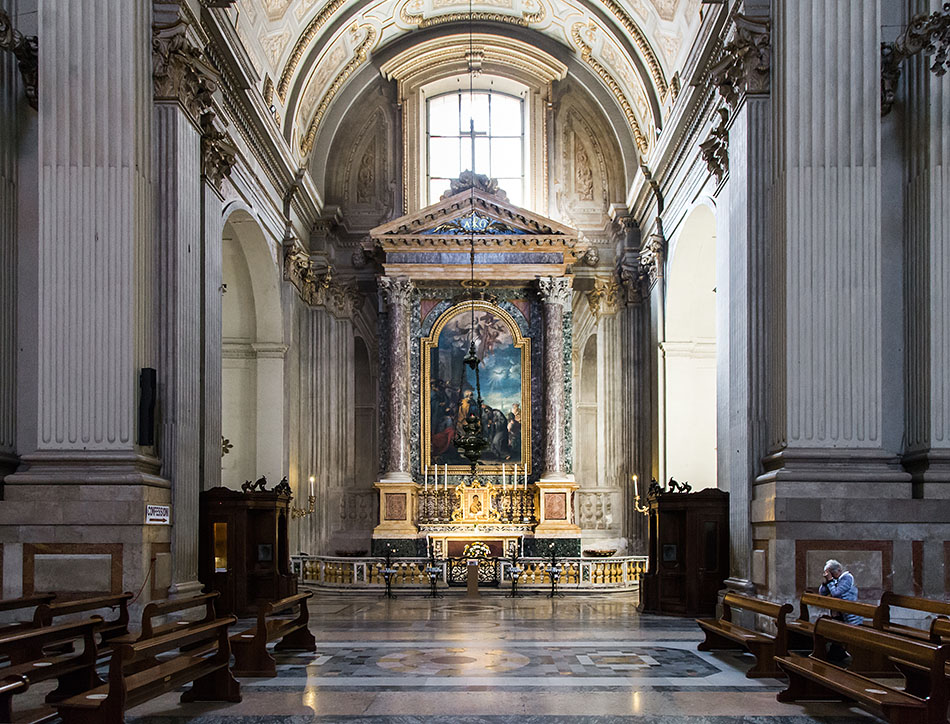 Bologna, Cattedrale di San Pietro, Capella di S. Apollinare, Ercole Graziani the Younger, Saint Apollinaris consecrated bishop