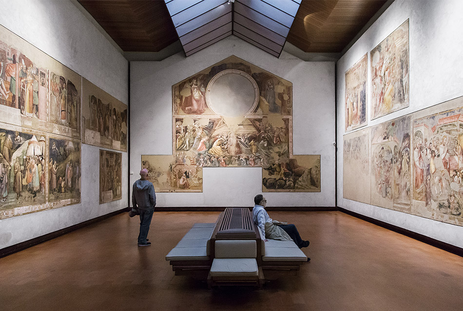 Pinacoteca Nazionale di Bologna, Frescoes from Santa Maria di Mezzaratta by Vitale da Bologna and followers
