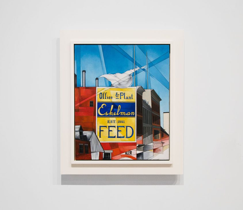Charles Demuth, Buildings, Lancester, New York, Whitney Museum of American Art