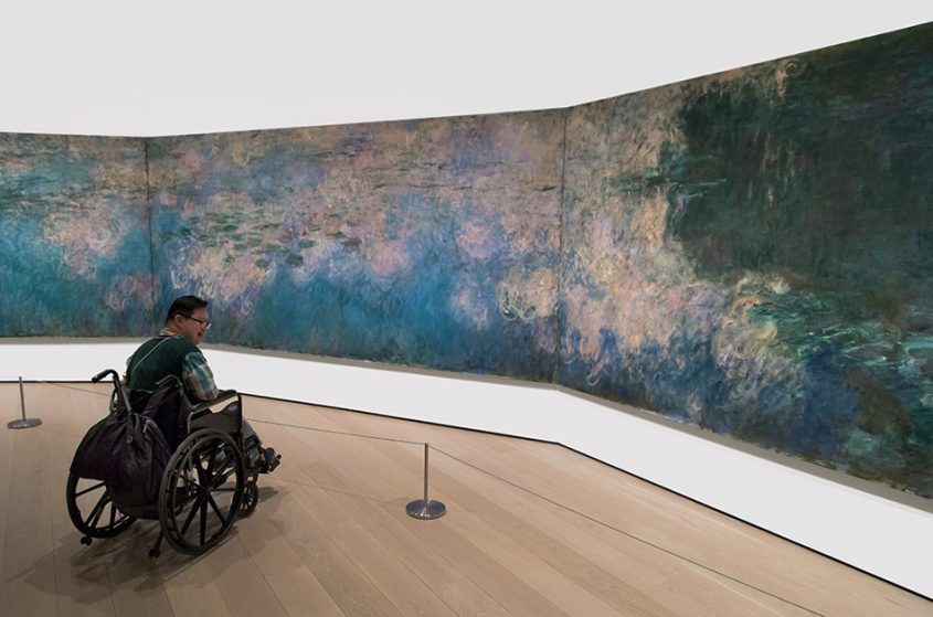 New York, MoMa, Museum of Modern Art, Visitors,, Claude Monet, Water Lilies