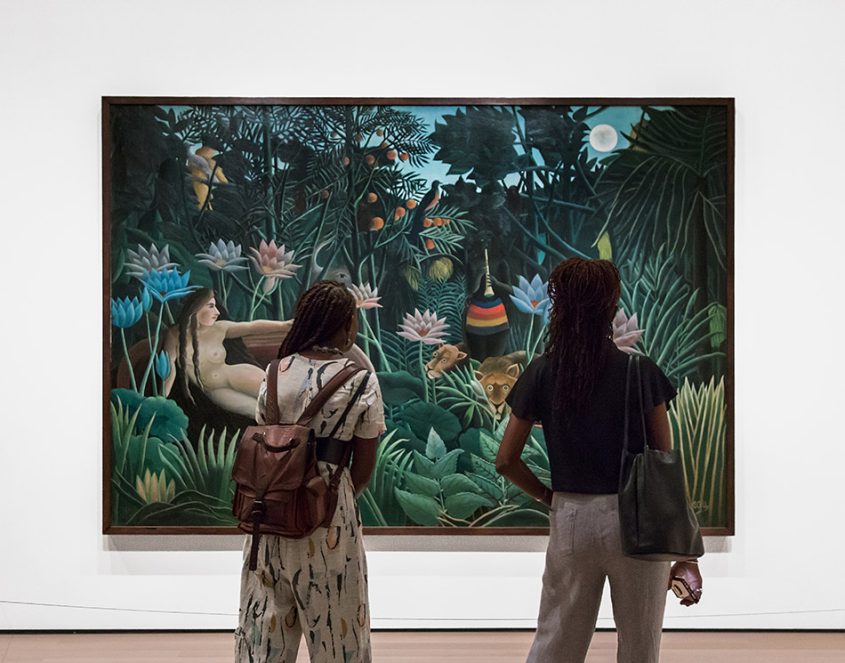 New York, MoMa, Museum of Modern Art, Visitors, Henri Rousseau, The Dream