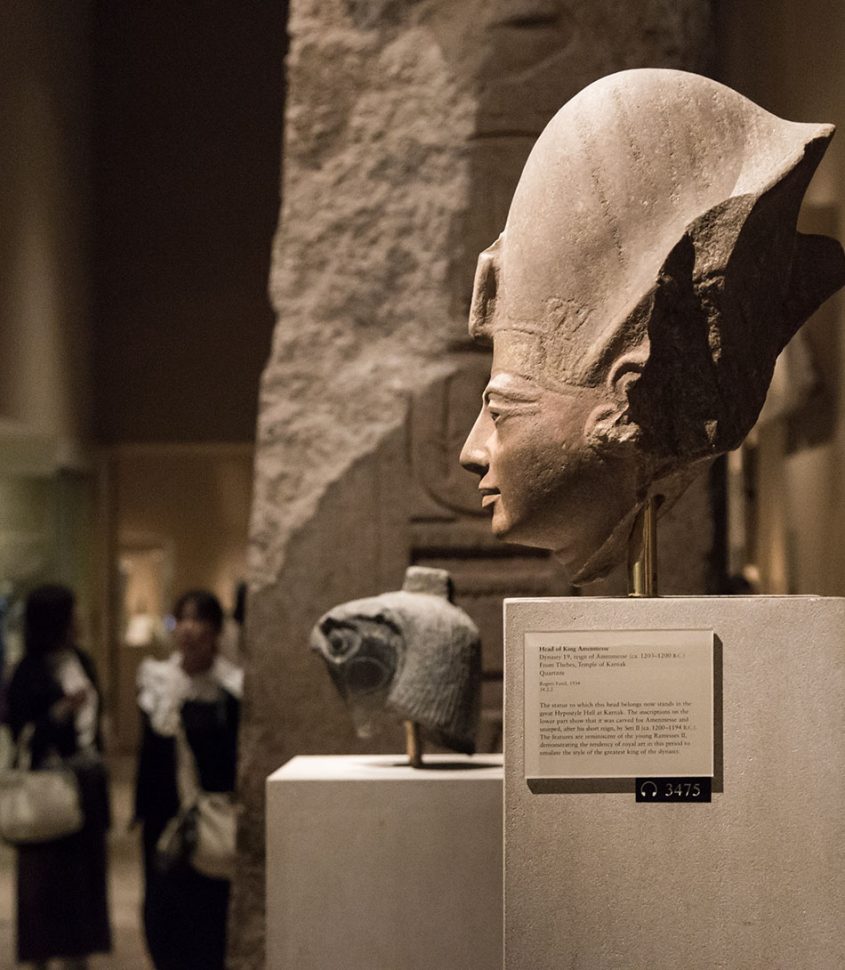 The Met, Egyptian Art, Head of King Amenmesse from the Temple of Karnak