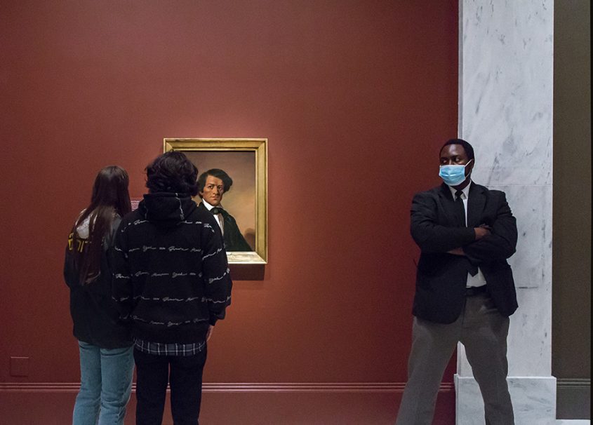 Washington D.C., Smithsonian American Art Museum, Unidentified Artist (formerly attributed to Elisha Livermore Hammond), Portrait of Frederick Douglass