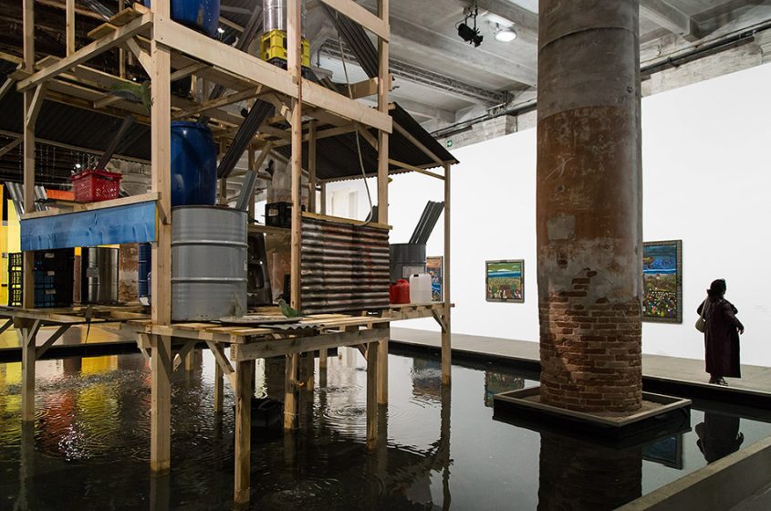 Venice Biennale, Arsenale, Tranieri Ovunque – Foreigners Everywhere, Daniel Otero Torres, Aguacero