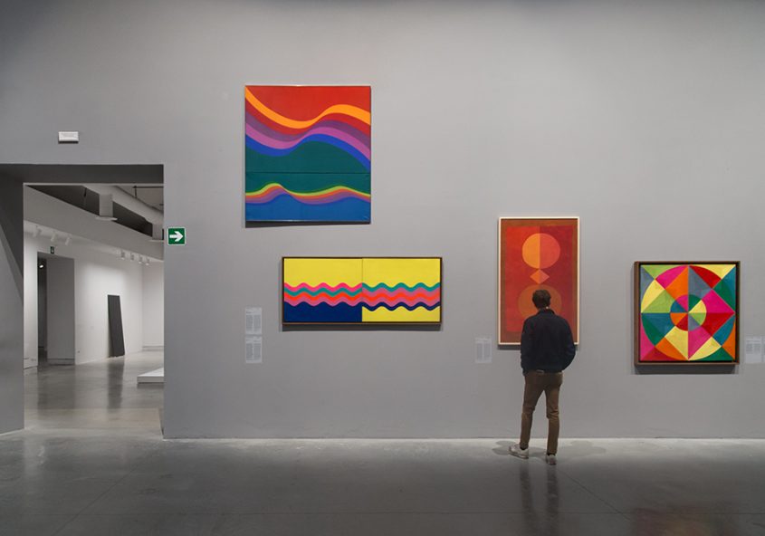 Venice Biennale 2024, Giardini, María Martorell, Ekho Dos / Mohamed Melehi, Composition / Mohamed Hamid, Harmonie / Eduardo Terrazas, 1.1.91