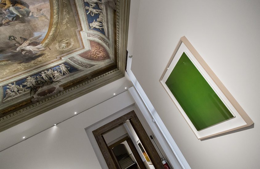 Venezia, Palazzo Diedo - Berggruen Arts & Culture, Hiroshi Sugimoto, Opticks / ceiling fresco by Costantino Cedini