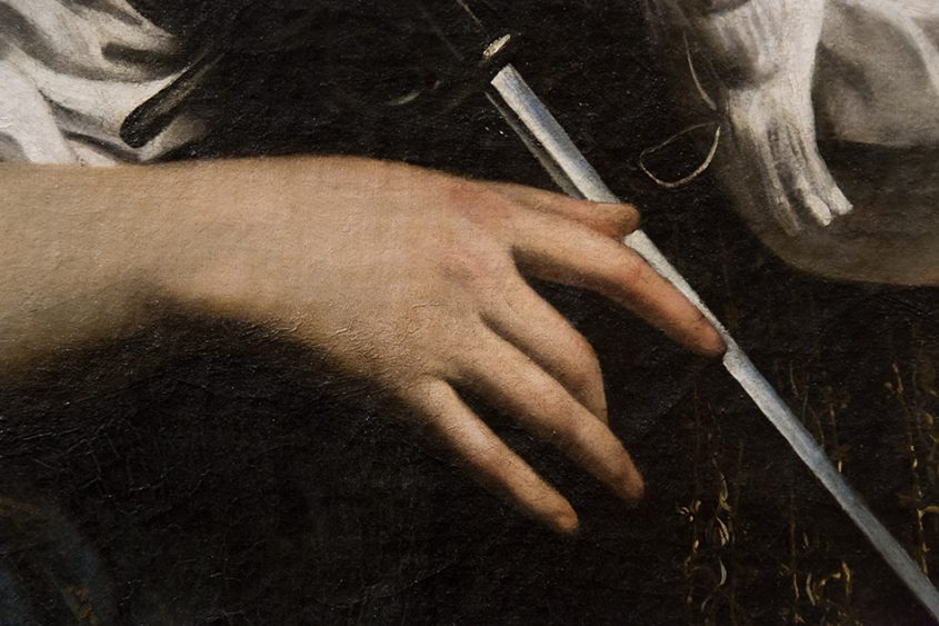 Madrid, Museo Thyssen-Bornemisza, Caravaggio, Saint Catherine of Alexandria