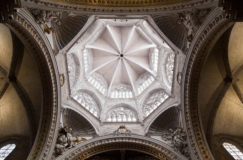 Valencia, Altstadt / Old Town, Catedral de Santa María, Cimbori