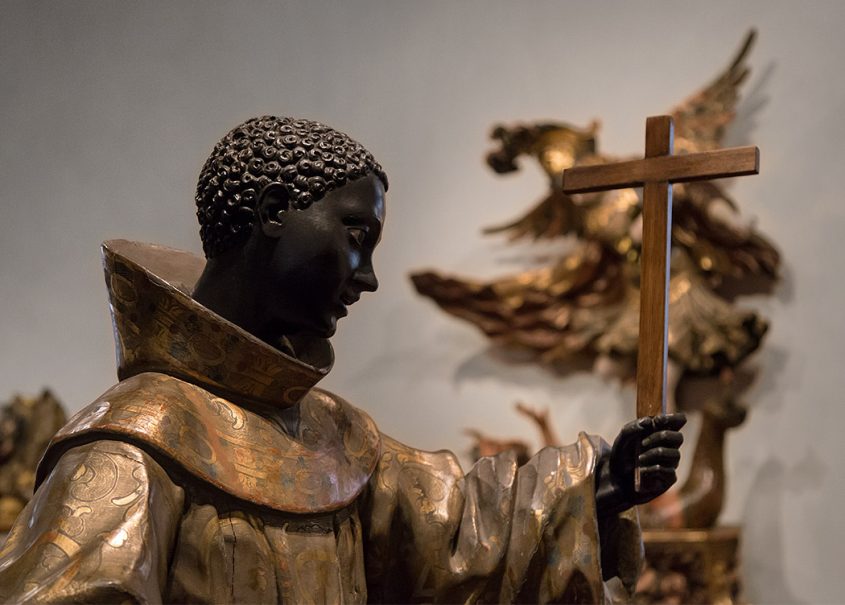 Valladolid , Museo Nacional de Escultura, Unknown Artist, Saint Benedict of Palermo