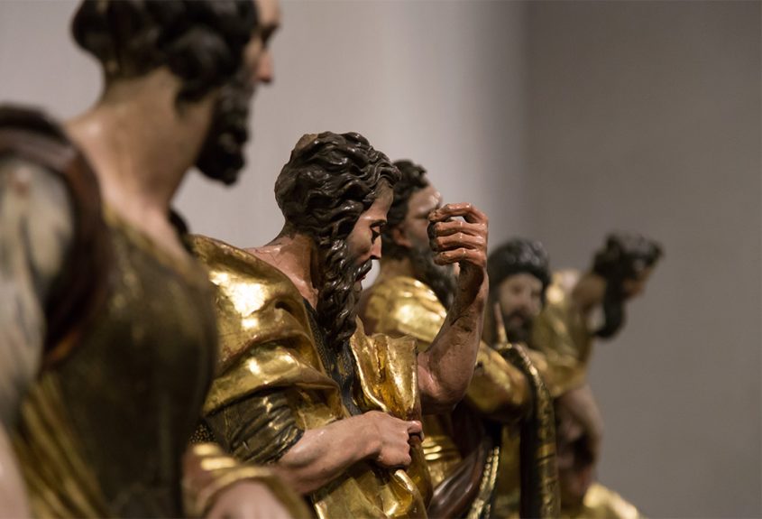 Valladolid , Museo Nacional de Escultura, Alonso Berruguete, Patriarchs from the Retablo Mayor of San Benito el Real