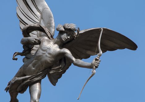Fabian Fröhlich, London, Shaftesbury Memorial Fountain with statue of Anteros by Alfred Gilbert