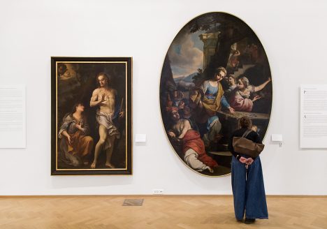 Ljubljana, Narodna galerija (National Gallery of Slovenia), Francesco Pittoni, Noli me tangere / Frančišek Karel Remb, Allegory of Honours and Wealth