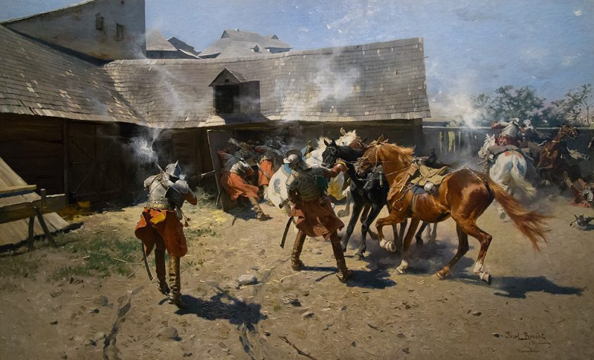 Trieste, Museo Revoltella – Galleria d’Arte Moderna, Józef Brandt, Napad