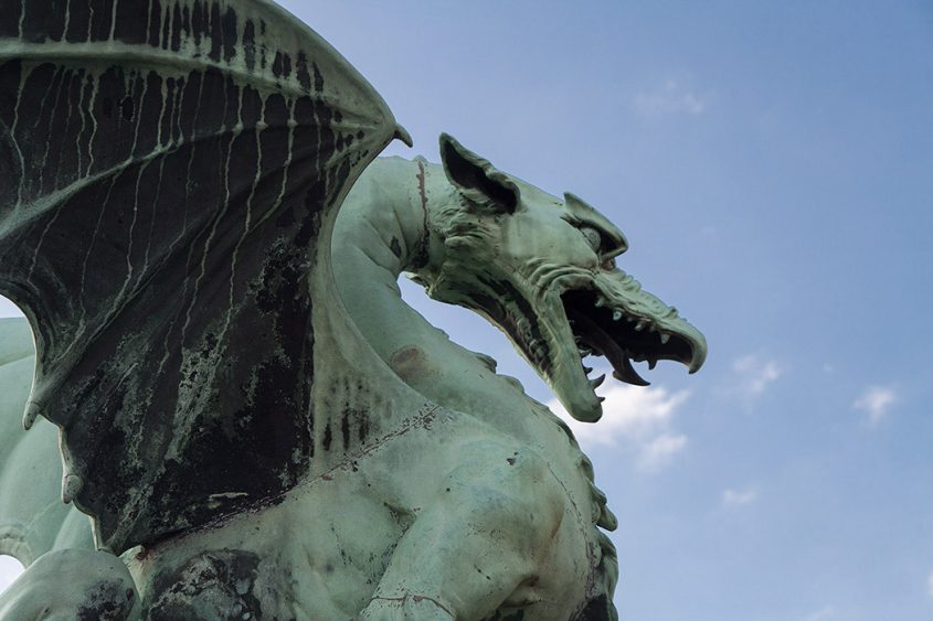Ljubljana, Zmajski most (Dragon Bridge)