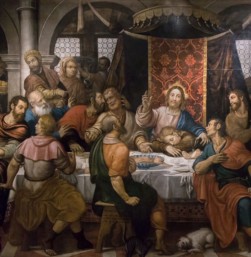 Udine, Pomponio Amalteo,The Last Supper (Galleria d'Arte Antica)