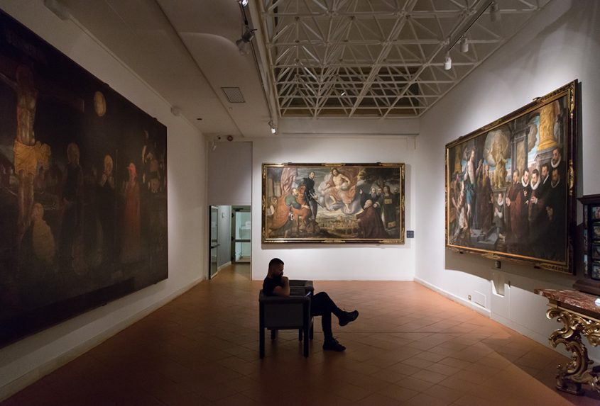 Udine, Pomponio Amalteo, Christ with Saints and the City of Udine (Galleria d'Arte Antica)