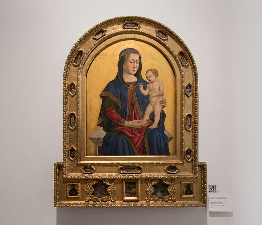 Ljubljana, Narodna galerija (National Gallery of Slovenia), Giovanni Francesco da Rimini, Madonna with Christ Child Blessing (The Hoče Madonna)